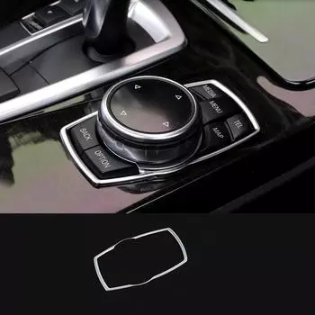 Для BMW 1 2 3 4 5 6 7 серии X3 X4 X5 X6 F30 F10 F01 F15 F16 хромированная внутренняя рамка мультимедийных кнопок
