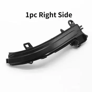 Для BMW 1 2 3 4 X1 M Series F20 F30 F34 F36 E84 F87 i3 Динамический черный светодиодный указатель поворота Последовательный свет зеркала заднего вида 1pc Right Side