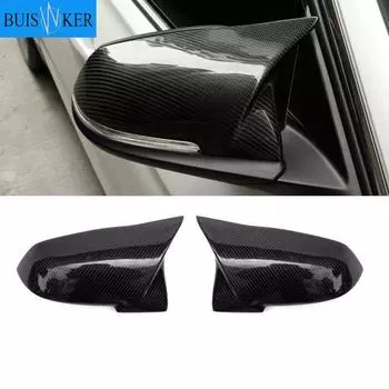 Для BMW 1 2 3 4 XM Series крышка бокового зеркала заднего вида F20 F21 F22 F23 F30 F32 F36 X1 E84 F87 M2 автомобиль в карбоновом стиле чёрный