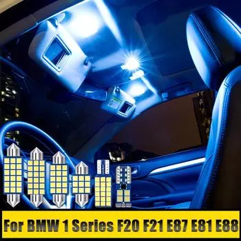 Для BMW 1 серии F20 F21 E87 E81 E88 светодиодные лампы для чтения в салоне автомобиля, зеркальце, подсветка перчаточного ящика, лампы багажника, аксессуары F20 F21 -10PCS розовый