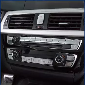 Для BMW 3/4 серии F30 F31 F32 F33 F34 F36 автомобильная кнопка кондиционера CD цифровая кнопка хромированная кнопка декоративная с блестками 5