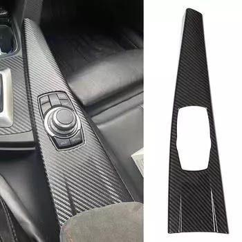 Для BMW 3 4 серии F30 F31 F32 F36 3GT 320i карбоновая центральная консоль переключения передач наклейка на панель украшения интерьера