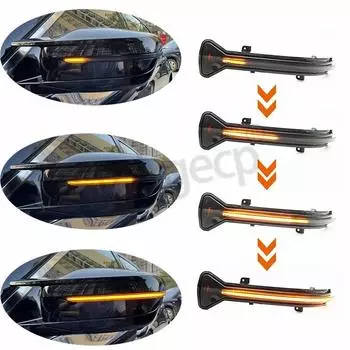 Для BMW 3 5 6 7 8 серии G20 G30 G31 G32 G11 G12 G14 G15 M5 F90 индикатор бокового зеркала автомобиля светодиодный динамический указатель поворота мигалка Left and Right