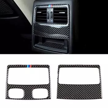 Для BMW 3 серии E90 2005 2006 2007 2008 2009 2010 2011 2012 Карбоновая крышка рамы заднего воздуховода кондиционера A