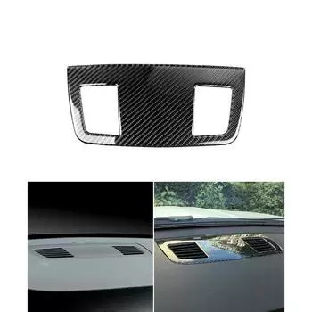Для BMW 3 серии e90 318i 320i 325i 2005-2012 приборная панель для выпуска воздуха, декоративная крышка, накладка, наклейка для салона автомобиля чёрный