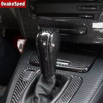 Для BMW 3 серии E90 E91 E92 E93 Z4 E85 E86 внутренняя отделка из углеродного волокна цветная консоль ручка переключения передач рукав украшение D