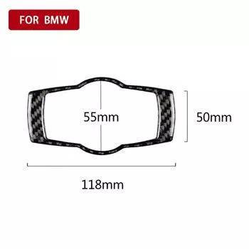 Для BMW 3 серии E90 E92 E93 2005 2006 2007 2008 2009 2010 2011 2012 кнопки переключения фар из углеродного волокна крышка накладка 1Pcs