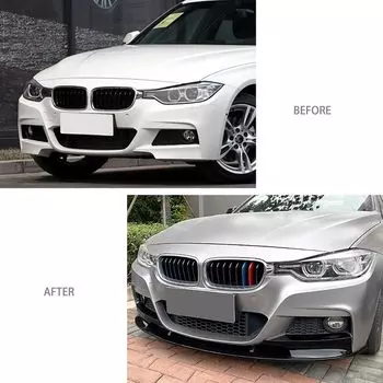 Для BMW 3 серии F30 F31 320i 328i 330i 335i M-Sport 2013-2019 передний бампер спойлер автомобильный диффузор сплиттер бампер обвесы