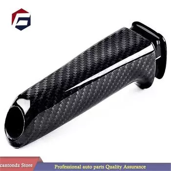 Для BMW E46 E90 E92 F30 F32 F80 Углеродное волокно Ручка тормоза Ручка Обложка Накладка НОВАЯ Высокая