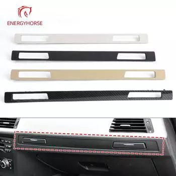 Для BMW E90 E91 E92 E93 LHD автомобильный держатель стакана с водой панель внутренняя отделка полосой для BMW 3 серии M3 2005-2012 чёрный