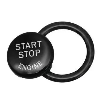 Для BMW E90 E92 E93 2009-2012 Крышка кнопки запуска Крышка кнопки из углеродного волокна Передняя часть Недеформируемая Износостойкая CHINA