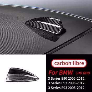 Для BMW E90 E92 E93 3 серии 2005-2012 антенна из настоящего углеродного волокна Shark применяется к чехлу антенны BMW Finten для салона автомобиля
