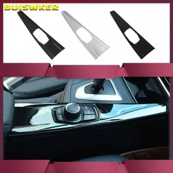 Для BMW F30 F31 F35 F34 F32 F36 F33 углеродное волокно мультимедийная кнопочная панель накладка M Performance автомобильные аксессуары chrome