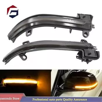 Для BMW F30 F34 F36 Smoke UK4 NS динамические боковые зеркала указателя поворота светодиодные индикаторные лампы 2 шт.