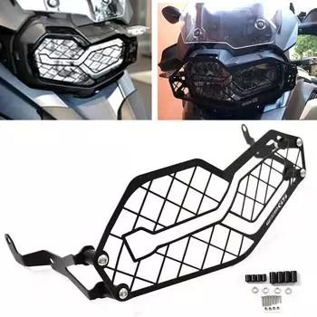 Для BMW F850GS F750GS F 850 GS F 750 GS 2018-2025 мотоциклетная фара с ЧПУ, защитная решетка, решетка, защитная крышка из алюминия и ПВХ