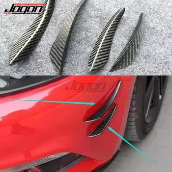Для BMW M2 E90 E92 M3 M5 M6 E93 F10 F12 F13 F16 F87 аксессуары из углеродного волокна передний бампер боковой сплиттер крыла Canard carbon pattern