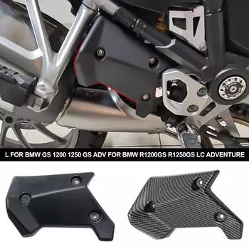 Для BMW R1250GS Adventure R1200GS LC Adv R 1250 GS R1250 R1200 Крышка управления выхлопной заслонкой Верхняя рамка Заполнение Средняя боковая панель чёрный
