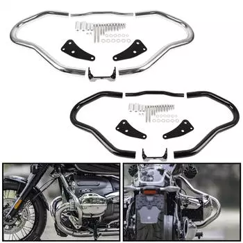 Для BMW R18 Classic R 18 2020 2025-2025 мотоциклетные дуги безопасности шоссейная защита двигателя бампер каскадерская клетка защита чёрный
