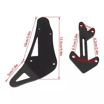 Для BMW R-18 R18 R 18 Classic 2020 2025 2025 2025 Мотоциклетная подставка с ЧПУ, боковая подставка, удлинитель, опорная пластина чёрный