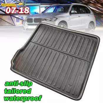 Для BMW X5 E70 F15 2007-2018 5-местный задний коврик багажника поддон для багажника подкладка для багажника напольный ковер 2008 2009 2010 2011 2012 2013 2014