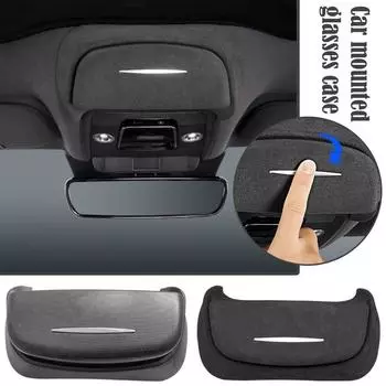 Для BYD Seal Glasses Case Car Interior Accessories Suede Ceiling Sunglasses Storage Box Stylish Secure Eyewear Protection