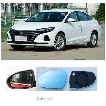 Для Changan eado 2018-20 автомобильная дверь бокового вида широкоугольное зеркало заднего вида синее стекло с основанием с подогревом