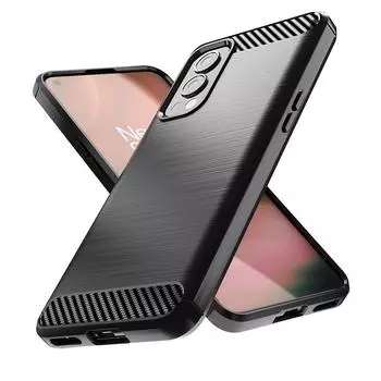 Для чехла OnePlus Nord 2 5G чехол для OnePlus Nord 2 5G бампер силиконовый карбоновый чехол задняя крышка для OnePlus Nord 2 5G чехол OnePlus Nord 2 5G чёрный