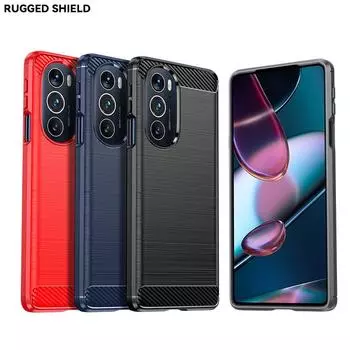 Для Чехол Motorola Edge 30 Pro Чехол Для Moto Edge 30 Pro Силиконовый Карбоновый Чехол Moto Edge 30 Pro 20Lite 20 G200 G51 G31 Чехол For Moto Edge 30 Pro чёрный