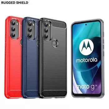 Для Чехол Motorola Moto G71 5G Чехол Для Moto G31 Силиконовый Карбоновый Задний Чехол Для Moto G71 G31 G41 G51 G200 E40 E30 E20 Чехол For Moto G71 5G чёрный