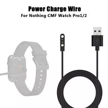 Для CMF BY NOTHING Watch Pro1/2 кабель для зарядки быстрый магнитный интерфейсный кабель USB зарядка зарядка G9A0 Black-1.2m