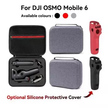 Для DJI OM6 чехол портативный EVA чехол для стабилизатора DJI OM 6 аксессуары ударопрочный и легкий защитный чехол для хранения OM 6 красный