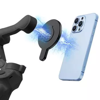 для DJI OM 6 Magsafe адаптер зажим, совместимый с Gimbal Stabilizer DJI Osmo Mobile 6, также подходит для DJI OM 5 4 SE чёрный