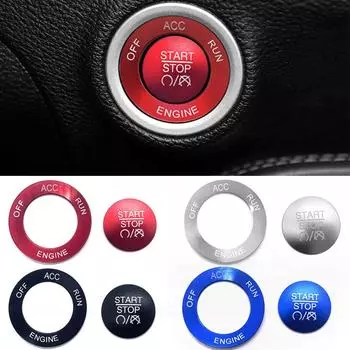 Для Dodge Challenger Charger RAM 1500 Durango 2015-2024 Авто Интерьер Украшения Кнопка Старт Стоп Крышка Отделка