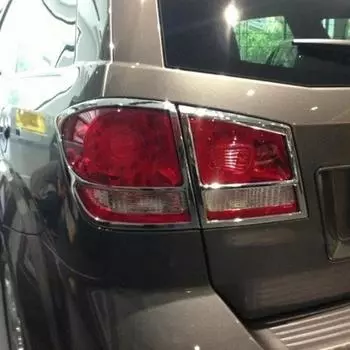 Для Dodge Journey Fiat Freemont 2012-2016 ABS хромированная фара задний фонарь передняя и задняя противотуманная фара дверная чаша наклейка на раму rear foglight cover