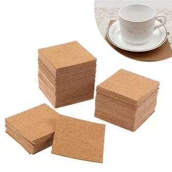 Для дома пробковый коврик листовой квадрат 100 X 100 X 1 мм