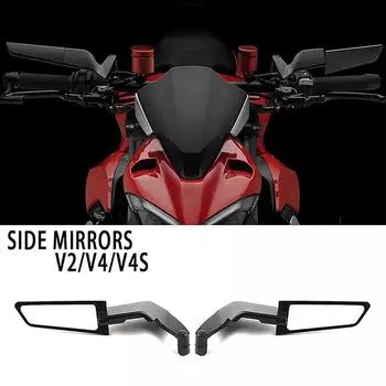 Для Ducati Streetfighter V4 S V4S V2 аксессуары для мотоциклов, боковое зеркало с ветровым крылом, боковое зеркало заднего вида, зеркало заднего вида