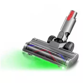Для Dyson V7 V8 V10 V11 V15 Вакуумная насадка для деревянного пола, ковра, V-образная щетина, роликовая щетка со светодиодной подсветкой