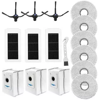 Для ECOVACS DEEBOT X5 Omni / X5 Pro Боковая щетка Hepa Фильтр Швабра Ткань Аксессуары для робота-пылесоса CHINA