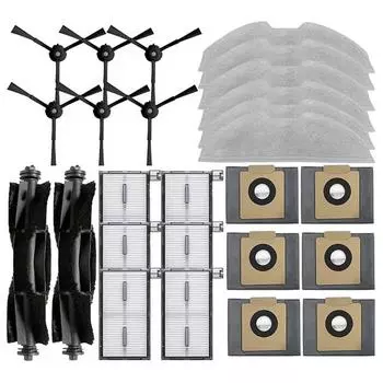 Для Eufy X8 Pro Robot Side Brush Hepa Filters Mop Cloths Mop Cloth Rag Vacuum Cleaner Parts Accessories