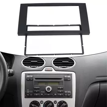 Для FORD Double Din стерео панель автозапчасти черный абсолютно новый автомобильный комплект аксессуаров набор инструментов для замены практичный CHINA