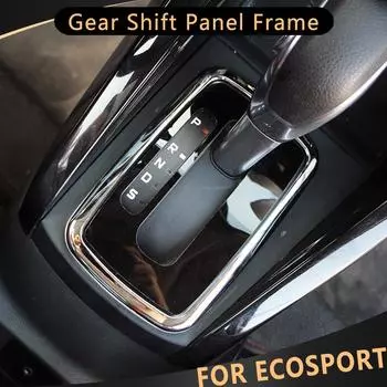 Для Ford Ecosport 2018-ABS Chrome Автомобильная консоль Панель переключения передач Рамка Наклейка Крышка Отделка салона