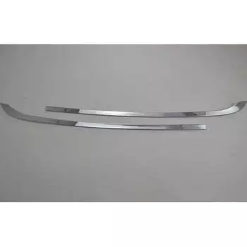 Для Ford EDGE 2015 2016 2017 2018 Детектор дна автомобиля ABS Chrome Trim Задняя задняя противотуманная фара Фара Рама Детали Палки