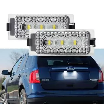 Для Ford Edge Escape Mercury Mariner 2008-2011 Автомобильный задний белый светодиодный фонарь номерного знака Лампа номерного знака