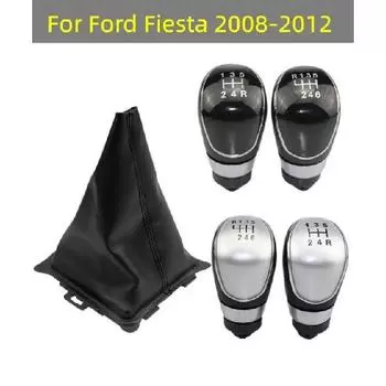 Для Ford Fiesta 2008 2009 2010 2011 2012 ручная коробка передач автомобильная ручка переключения передач чехол пылезащитный чехол воротник Case Only