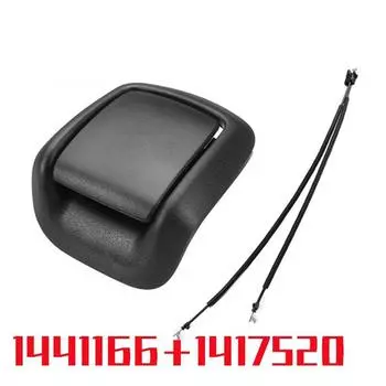 Для Ford Fiesta MK5 MK6 3 двери 2001-2008 Fusion 2001-2012 передний левый и правый регулятор сиденья, крышка ручки наклона + кабель освобождения