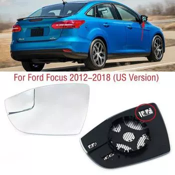 Для Ford Focus 2012 2013 2014 2015 2016 2017 2018 американская версия автомобиля наружное крыло двери боковое зеркало заднего вида стекло с 1pc left