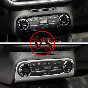 Для Ford Focus-2022 MK4 ST-LINE кнопки включения кондиционера рамка крышка накладка аксессуары автомобиль серебряный