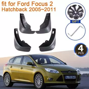 Для Ford Focus 2 MK2 MK2.5 хэтчбек 2005 2006 2007 2008 2009 2010 2011 Брызговики Брызговик Передний брызговик