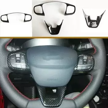 Для Ford Focus MK4 ABS автомобильные аксессуары внутренняя крышка рулевого колеса накладки наклейки аксессуары автомобильный Стайлинг красный