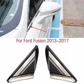 Для Ford Fusion 2013 2014 2015 2016 2017 крыло автомобиля боковое зеркало заднего вида треугольная накладка молдинг угловая панель 1pc left